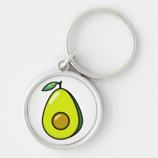 Porte-clés Cute Avocado (Devant)