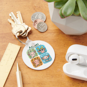 Porte-clés Cute Axolotl Seasons Collection - Saisons