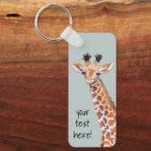 Porte-clés Cute Baby Giraffe Personnalisée (Recto)