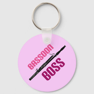 Porte-clés Cute Bassoon Boss Music Cadeau