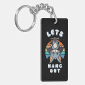 Porte-clés Cute Bat Hanging et Retro Sunset | Allons-y (Devant gauche)