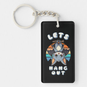 Porte-clés Cute Bat Hanging et Retro Sunset   Allons-y
