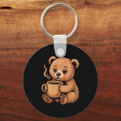 Porte-clés Cute Bear Design For Bear Lover And Bear (Recto)