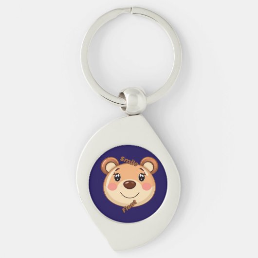 Porte-clés Cute Bear Smile (Devant)