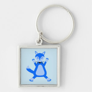 Porte-clés Cute Blue Baby Boy Fox