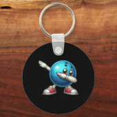Porte-clés Cute Bowling Dab Bowler Bowling Ll Lecteur Enfants (Recto)