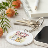 Porte-clés Cute Bunny Buds Easter Keychain (Devant droit)