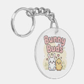 Porte-clés Cute Bunny Buds Easter Keychain (Devant gauche)