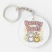 Porte-clés Cute Bunny Buds Easter Keychain (Devant)