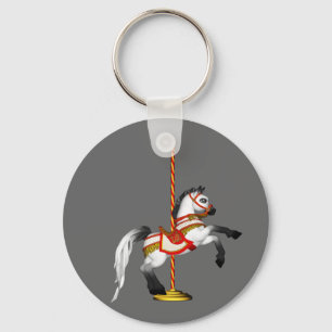 Porte-clés Cute Carousel Horse 1med