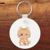PORTE-CLÉS CUTE CAT STUDENT CATS AMATEURS DE CONCEPTION (Recto)