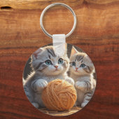 Porte-clés Cute chat (Recto)