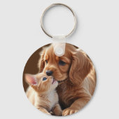 Porte-clés Cute chat (Verso)