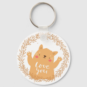 Porte-clés Cute chat