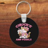 Porte-clés Cute Chat Boire Bubble Thé Kitten Lover (Recto)