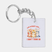 Porte-clés Cute Chatons Colorés - Vie Sans Chats? (Devant gauche)