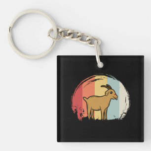 Porte-clés Cute chèvre Retro