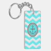 Porte-clés Cute Chevron Ancre Smile (Devant gauche)