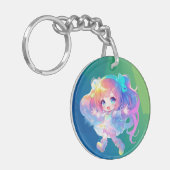 Porte-clés Cute Chibi Danser 1 Porte - clé (Devant gauche)