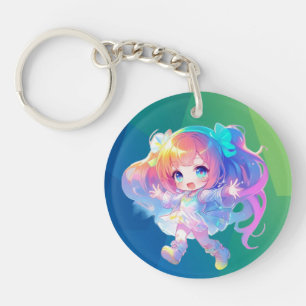 Porte-clés Cute Chibi Danser 1 Porte - clé