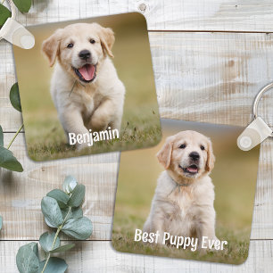 Porte-clés Cute Chien Chien Chien Chien Personnalisé Photo No