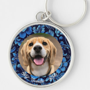 Porte-clés Cute Chien Papa Cadeaux Personnalisé Animaux de co