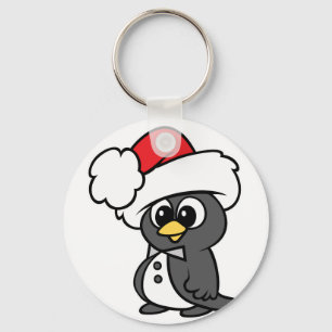 Porte-clés Cute Christmas Tuxedo Penguin