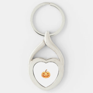 Porte-clés Cute Citrouille Jack-o'-lantern Turtle Mer Hallowe
