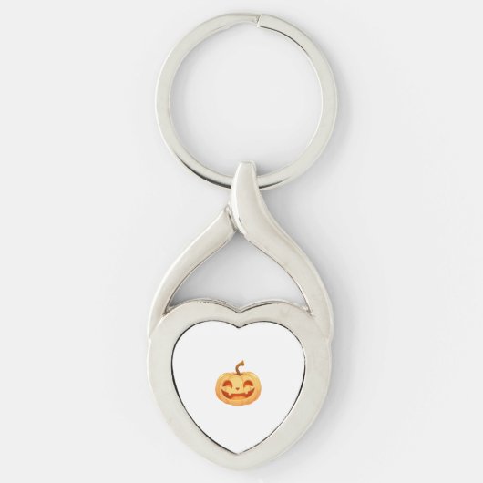 Porte-clés Cute Citrouille Jack-o'-lantern Turtle Mer Hallowe (Devant)