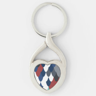 Porte-clés Cute colossale croûte de poisson motif horlogère d