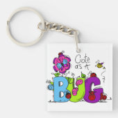 Porte-clés Cute comme un bug (Devant)