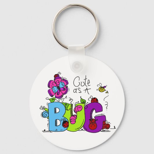 Porte-clés Cute comme un bug (Recto)