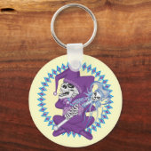 Porte-clés Cute crâne Jester (Recto)