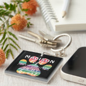 Porte-clés Cute Custom Rainbow Bridge Empreintes de pattes su (Devant Droit)