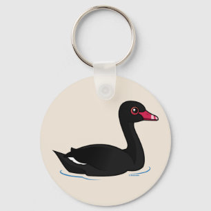 Porte-clés Cute cygne noir