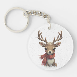 Porte-clés Cute Deer Keychain & Lanyard