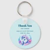 Porte-clés Cute Dolphin Sea Creator Merci d'événement (Recto)