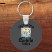 Porte-clés Cute Duck Couple This Is Our Cuddle  (Recto)