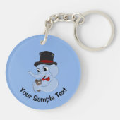 Porte-clés Cute elephant cartoon  keychain (Dos)