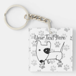 Porte-clés Cute English Bull Terrier