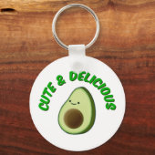 Porte-clés Cute Et Délicieux Avocado (Recto)