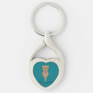 Porte-clés Cute et drôle Otter Otterly adorable