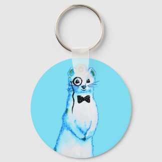 Porte-clés Cute ferret propriétaire de la moustelide