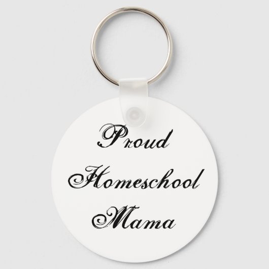 Porte-clés Cute Fier Homeschool Mama (Recto)