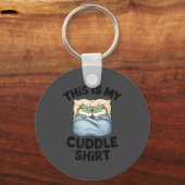 Porte-clés Cute Frog Cozy This Is My Cuddle (Recto)