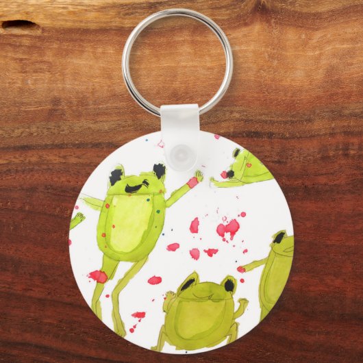 Porte-clés Cute frog illustration (Recto)