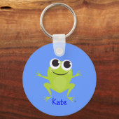 Porte-clés Cute Frog - Personnalisé (Recto)