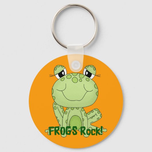 Porte-clés Cute Frogs Rock Love Produits (Recto)