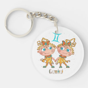 Porte-clés Cute Gemini Twins