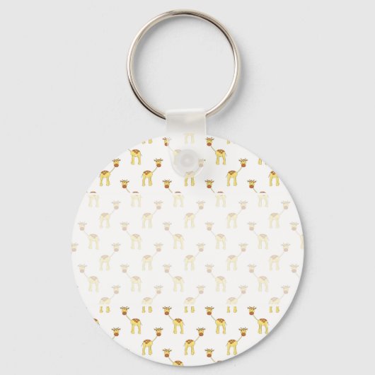 Porte-clés Cute Giraffe Motif. (Recto)